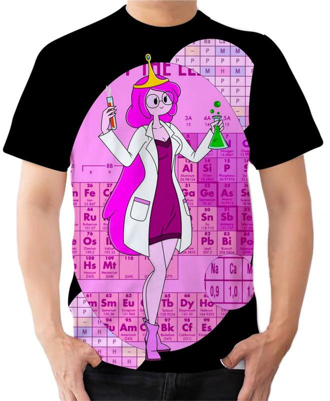 Camiseta Camisa Ads Princesa Jujuba Cientista Química Laboratório